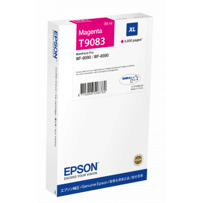 Epson T9083 XL C13T90834N purpurová (magenta) originální cartridge