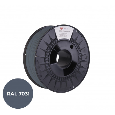 C-Tech 3DF-P-PETG1.75-7031 3D filament, PREMIUM LINE, PETG, szaroniebieski, RAL7031, 1,75mm, 1kg