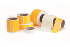 Partex PLT101074D8SM etykiety poliestrowe 101,6x74 mm, matowy srebrny, 500szt., dla TTR, rolka