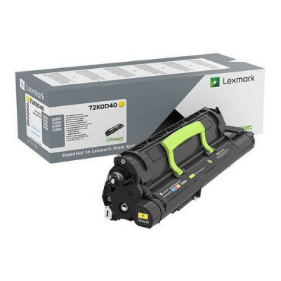 Lexmark 72K0D40 żółty (yellow) bęben oryginalny