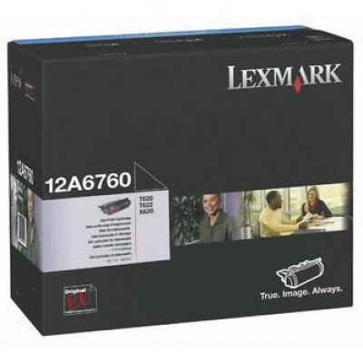 Lexmark 12A6760 czarny (black) toner oryginalny