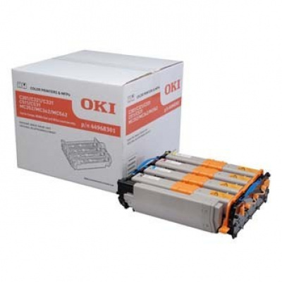 OKI 44968301 błękitny / purpurowy / żółty / czarny (cyan / magenta / yellow / black) bęben oryginalny