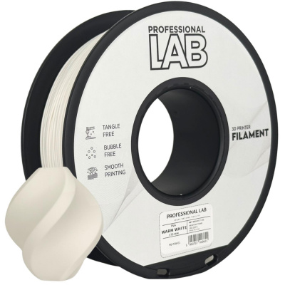 Professional Lab FG-P38-E1, filament 3D, PLA, 1,75 mm, 1000 g, Biały (Warm white)