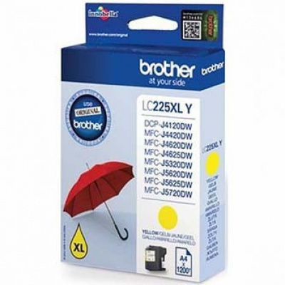 Brother LC-225XLY żółty (yellow) tusz oryginalna