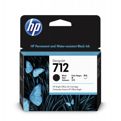 HP 712 3ED71A czarny (black) tusz oryginalna