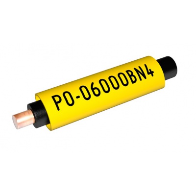 Partex PO-01000BN4, żółty, 250m, 1,3-1,8mm, rurka PVC z pamięcią kształtu, PO owalna