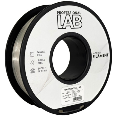 Professional Lab FG-P68-E1, 3D filament, PLA, 1,75mm, 1000g, Przezroczysty (Transparent)