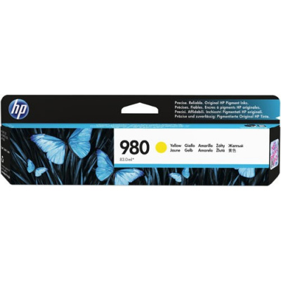 HP 980 D8J09A żółty (yellow) tusz oryginalna