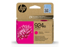 HP 924e 4K0U8NE#CE1 purpurowy (magenta) tusz oryginalna, po upływie terminu ważności