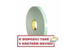 3M 4032 Pěnová oboustranně lepicí páska, bílá, tl. 0,8 mm 25 mm x 66 m
