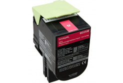Lexmark 80C2XM0 purpurowy (magenta) toner oryginalny