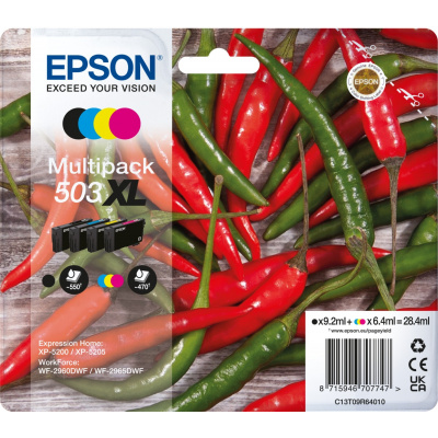 Epson 503XL T09R640 C13T09R64010 kolorowa (CMYK) multipack oryginalnych kartridży