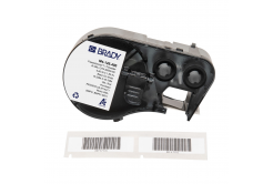 Brady M4-126-490 / 170776, 45.72 mm, Polyester, czarny druk / biały podkład