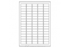 Samoprzylepne etykiety 35,6 x 16,9 mm, 80 etykiet, A4, 100 arkuszy