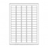 Samoprzylepne etykiety 35,6 x 16,9 mm, 80 etykiet, A4, 100 arkuszy