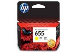 HP 655 CZ112AE żółty (yellow) tusz oryginalna, po upływie terminu ważności