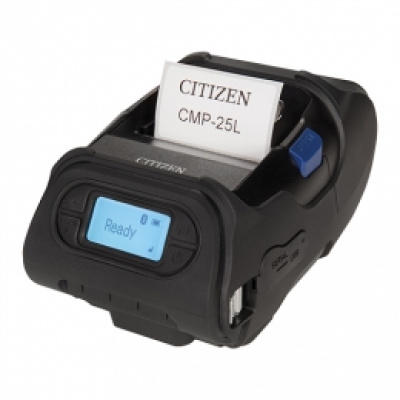 Citizen CMP-25L CMP25BUXZL, USB, RS232, BT, 8 dots/mm (203 dpi), display, ZPL, CPCL