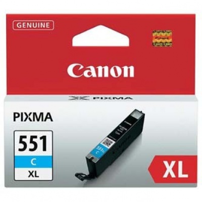 Canon CLI-551XLC błękitny (cyan) tusz oryginalna