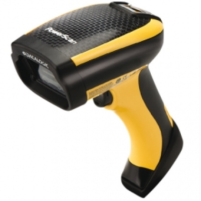 Datalogic PD9531-HPK2 PowerScan PD9531-HP, 2D, HD, LR, SR, WA, multi-IF, kit (RS232), black, żółty