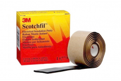 3M Scotchfil Elektryczna taśma izolacyjna, czarny, tl. 3,1 mm, 38 mm x 1,5 m