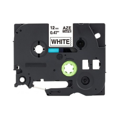 Brother TZ-N231 / TZe-N231, 12mm x 8m, czarny druk / biały podkład, nielaminowana taśma zamiennik