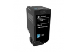 Lexmark 84C2HCE błękitny (cyan) toner oryginalny