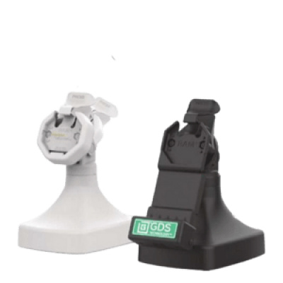 RAM Mounts GDS Uni-Conn Stand Docking Station - Rotatable & Tiltable - RJ45 Connection & Dual USB-A - PoE (Power over Ethernet) - Rear Pogo Pads