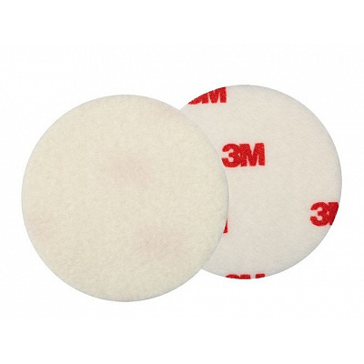 3M Finesse-it™ Krążek polerski, filcowy, biały, średnica 125 mm (09358)