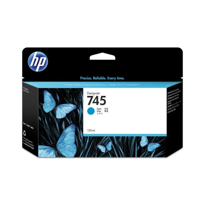 HP 745 F9J97A błękitny (cyan) tusz oryginalna