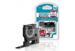 Dymo D1 1978365, 12mm x 3m, biały druk / biały podkład, permanentny winyl, taśma oryginalna