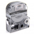 Epson LK-4SBM, SM12X, C53S654019, 12mm x 9m, czarny druk / matowy srebrny podkład, taśma zamiennik