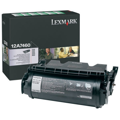 Lexmark 12A7460 czarny (black) toner oryginalny