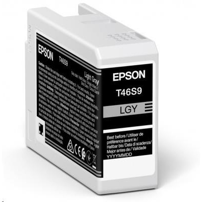 EPSON ink Singlepack Light Gray T46S9 UltraChrome Pro 10 ink 25ml originální inkoustová cartridge