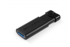 VERBATIM Flash Disk PinStripe USB 3.0, 16GB - czarny