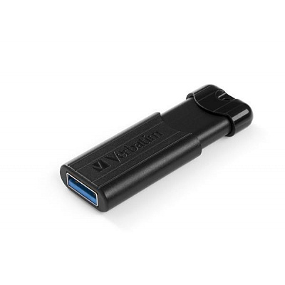 VERBATIM Flash Disk PinStripe USB 3.0, 16GB - czarny