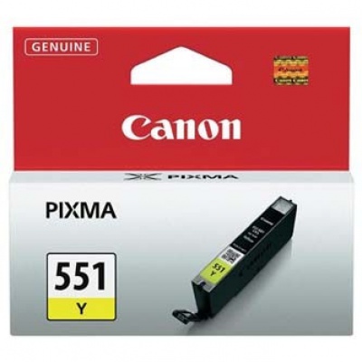Canon CLI-551Y żółty (yellow) tusz oryginalna