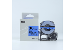 Epson LTS36BW, 36mm x 5m, niebieski druk / biały podkład, taśma zamiennik