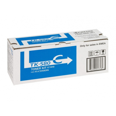 Kyocera Mita TK-580C błękitny (cyan) toner oryginalny