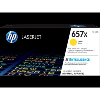 HP 657X CF472X żółty (yellow) toner oryginalny