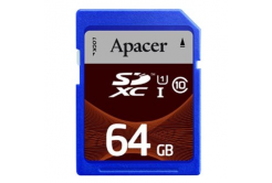 Apacer karta pamięci Secure Digital Card, 64GB, SDXC, AP64GSDXC10U1-R, UHS-I U1 (Class 10)