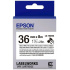 Epson LabelWorks LK-7WBVS C53S657014 36mm x 8m, czarny druk / biały podkład, samolaminujący, taśma oryginalna