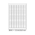 Samoprzylepne etykiety 25,4 x 10 mm, 189 etykiet, A4, 100 arkuszy
