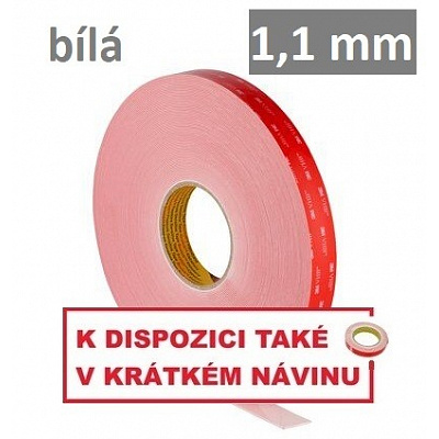 3M VHB™ LSE-110WF Dwustronna taśma klejąca o wysokiej sile klejenia do tworzyw LSE, gr. 1,1 mm 19 mm x 3 m