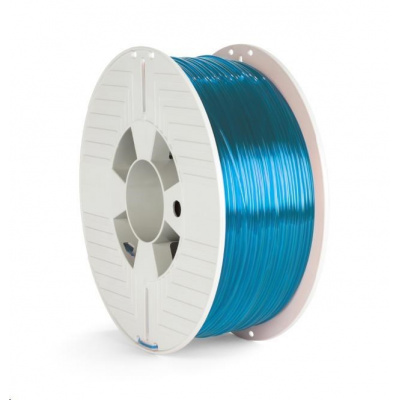 Verbatim 55056 3D filament, PET-G, 1,75mm, 1000g, 327m, Przezroczysty niebieski (Blue Transparent)