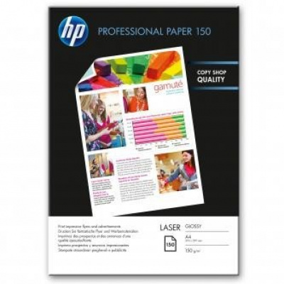 HP CG965A Professional Glossy Laser Photo Paper, papier fotograficzny, błyszczący, biały, A4, 150 g/m2, 150 szt.