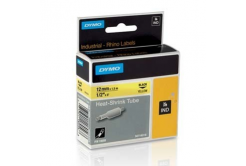 Dymo Rhino 18056, S0718310, 12mm x 1,5m czarny druk / żółty podkład, taśma oryginalna