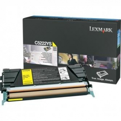 Lexmark C5222YS żółty (yellow) toner oryginalny