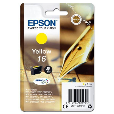 Epson 16 C13T16244012 żółty (yellow) tusz oryginalna