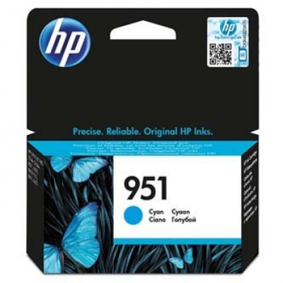 HP CN050AE, 951 błękitny (cyan) tusz oryginalna