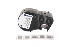 Brady M5-194-481 / 170886, 22.86 mm, Polyester, czarny druk / biały podkład